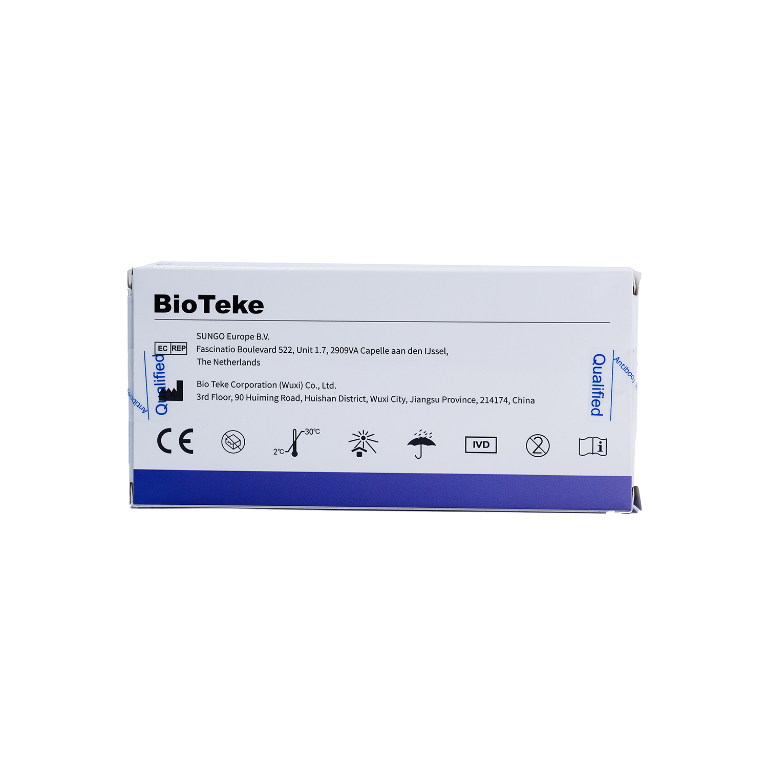 Kit de test rapide de l'anticorps Treponema pallidum (test immunochromatographique)