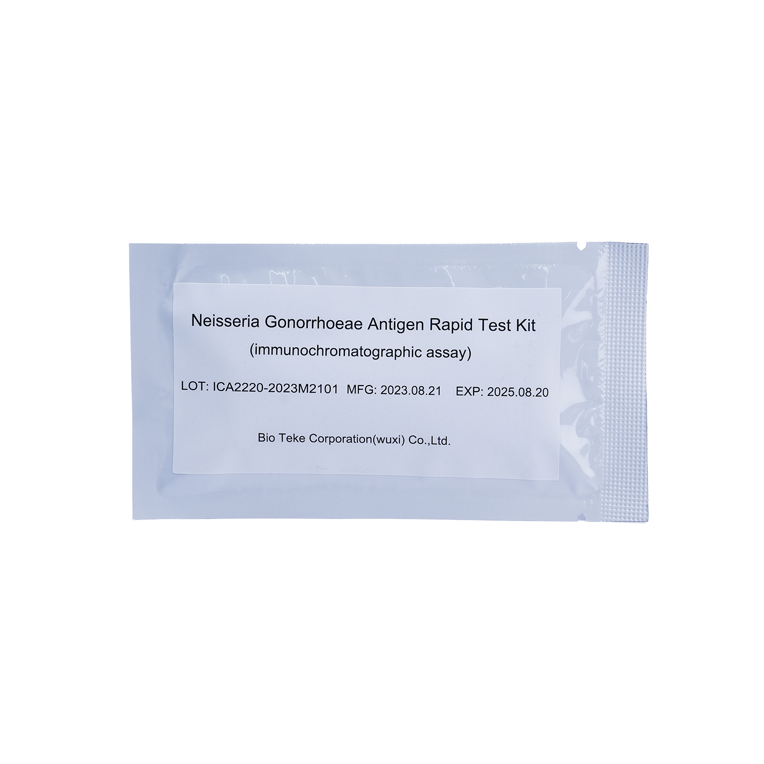 Neisseria gonorrhoeae Antigène Rapid Test Kit (test immunochromatographique)