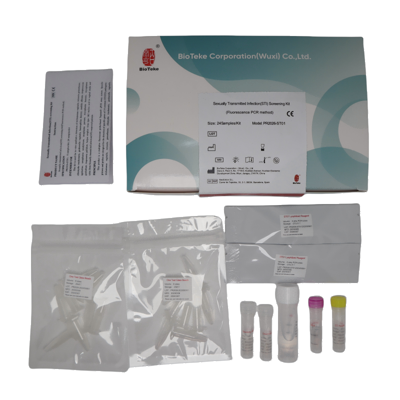 Kit de dépistage des infections sexuelles (IST) PR2026-ST01 (méthode de PCR par fluorescence)