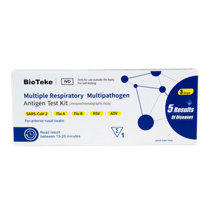 Kit d'essai d'antigène multipathogène multiple 5-en-1 (auto-test)