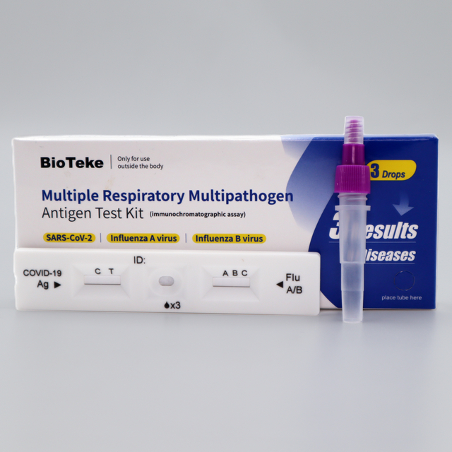 Kit de test d'antigènes multipathogènes respiratoires multiples (3 résultats)