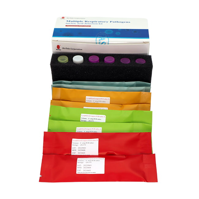 Bioteke Kit de détection d'acide nucléique de pathogènes respiratoires multiples (méthode de PCR par fluorescence)