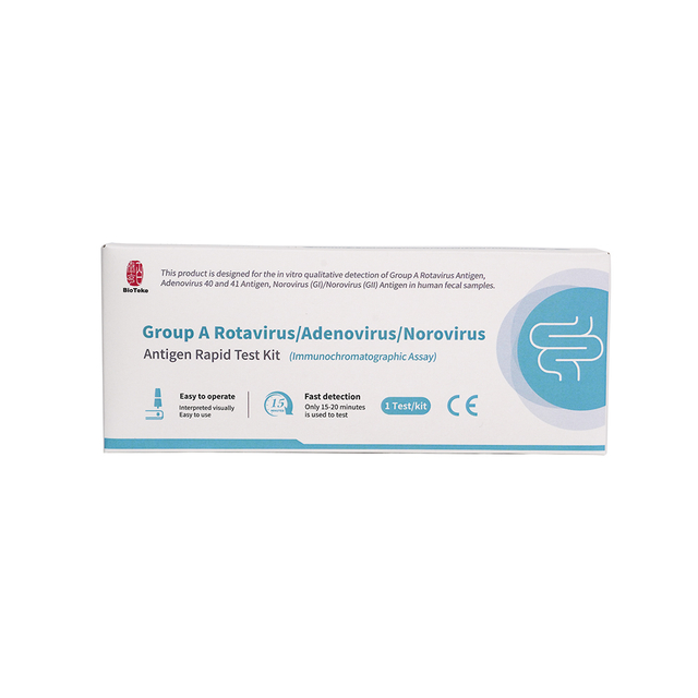 Groupe A Rotavirus / Adénovirus / Norovirus Antigène Rapid Test Kit (test immunochromatographique)