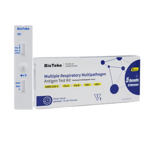 5 dans 1 kit de test d'antigène multipathogène multiple multiple