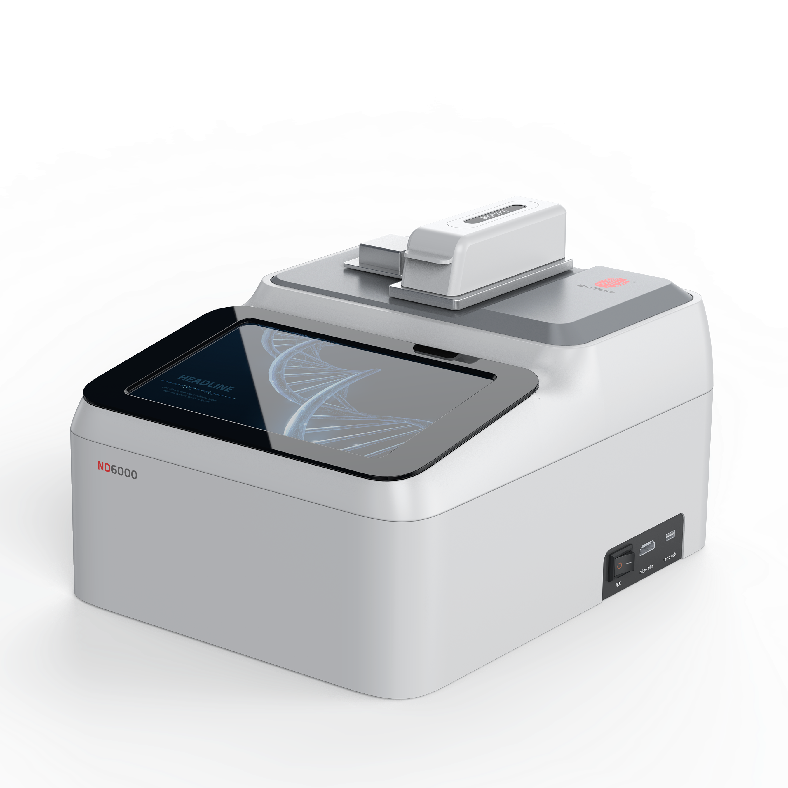 Spectrophotomètre UV-Vis à échelle ultra micrométrique