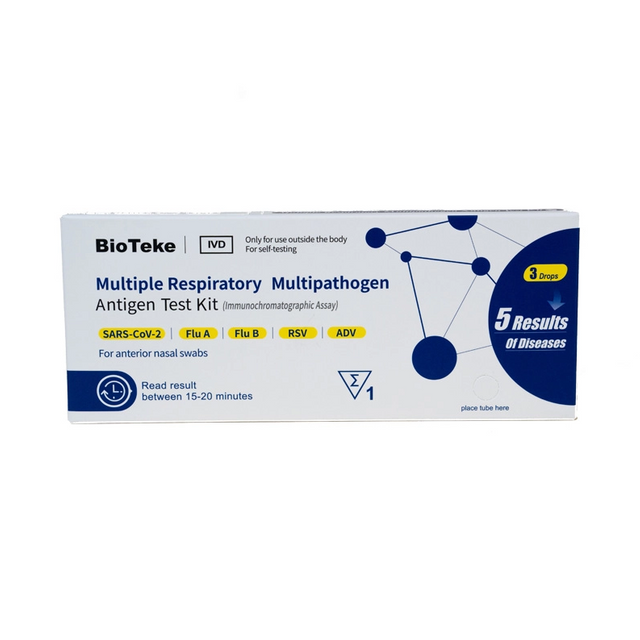 Kit d'essai d'antigène multipathogène multiple 5-en-1 (auto-test)
