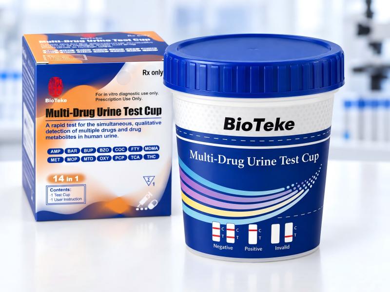 Tasse de test d'urine multi-drogues BioTeke