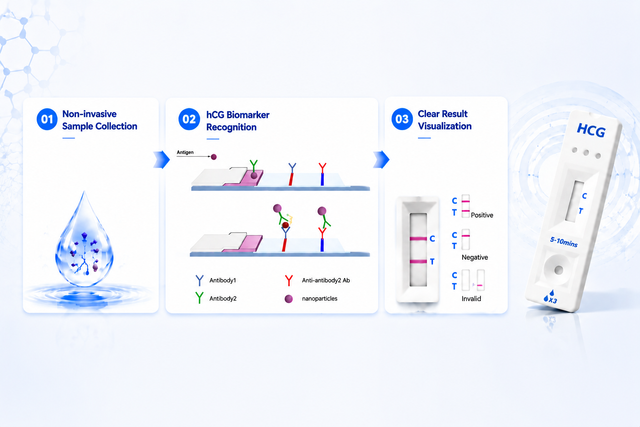 À partir d’un échantillon de salive à un résultat de diagnostic fiable